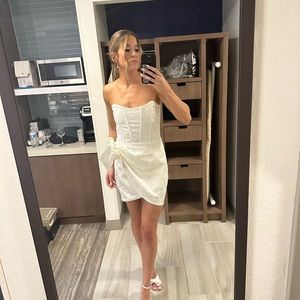 The Nasturtium Dress in Coconut Size 6